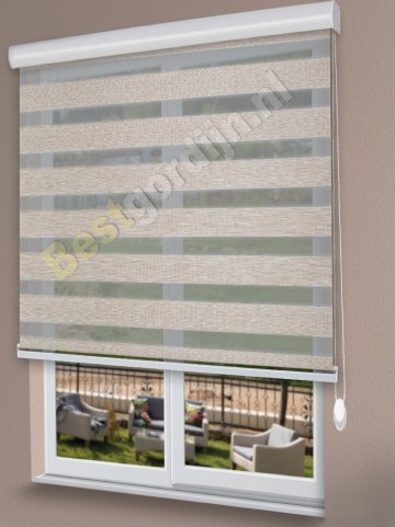 Duo Gordijn semi-transparante Ortensia v-3 ,-3