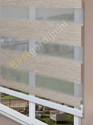 Duo Gordijn semi-transparante Ortensia v-3 ,-2