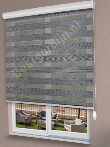 Duo Gordijn Verduisterende Amaryllis v-5-5