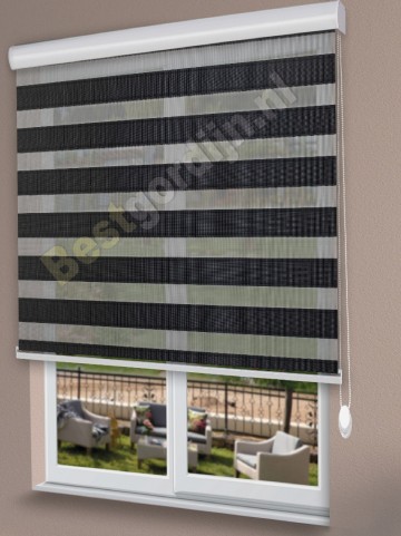 Duo Gordijn semi-transparante Peony v-7-2