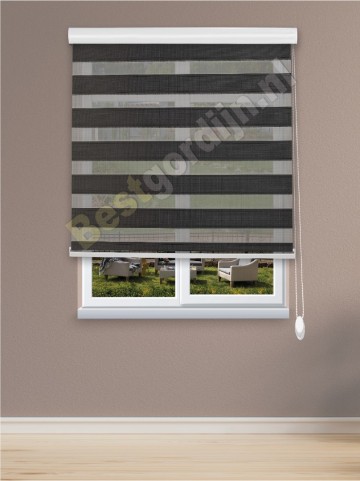 Duo Gordijn semi-transparante Peony v-6-1