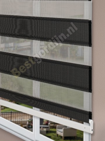 Duo Gordijn semi-transparante Peony v-6-4