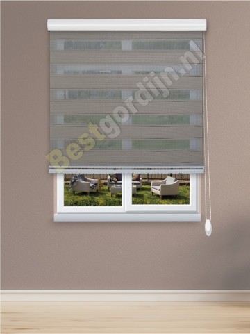 Duo Gordijn semi-transparante Peony v-3-1