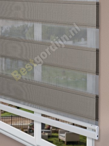 Duo Gordijn semi-transparante Peony v-3-5