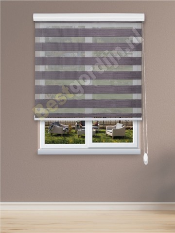 Duo Gordijn semi-transparante Violeta v-9-2