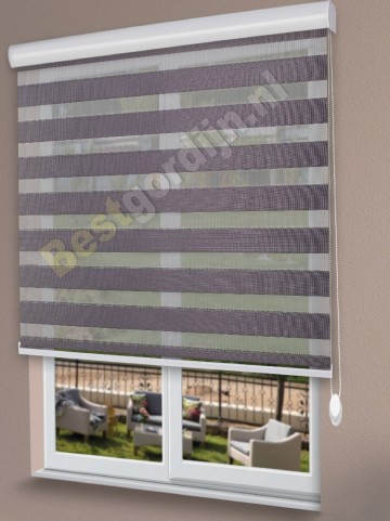 Duo Gordijn semi-transparante Violeta v-9-3