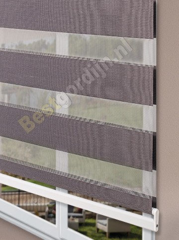 Duo Gordijn semi-transparante Violeta v-9-5