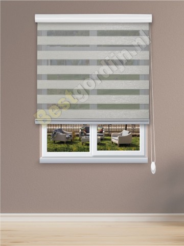 Duo Gordijn semi-transparante Ortensia v-2-2