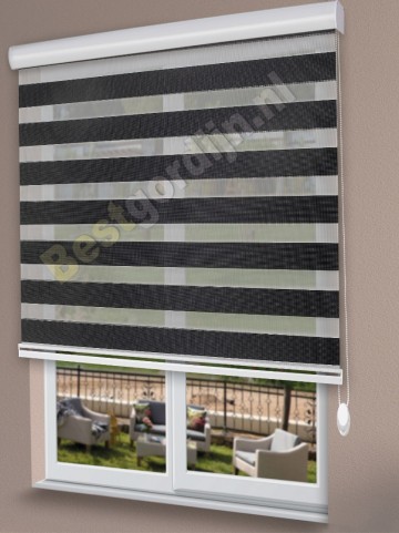 Duo rolgordijnen verduisterende Mariposa v-4