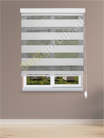 Duo Gordijn semi-transparante  Amaryllis  v-2-3