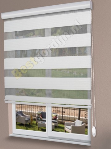 Duo Gordijn semi-transparante  Amaryllis  v-2-1